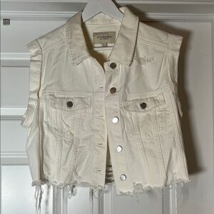 Liverpool Cream Denim Vest